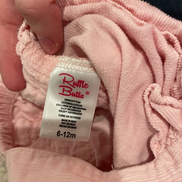 Ruffle Butts Corduroy Overalls 6-12 Months - Picture 3 of 5